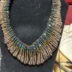Elegant Multicolor Beaded Necklace